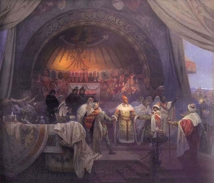 Alfons Mucha The Bohemian King Premysl Otakar II: The Union of Slavic Dynasties